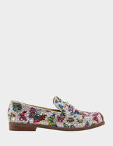 ARON SILVER BUTTERFLY Loafers