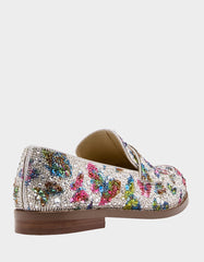 ARON SILVER BUTTERFLY Loafers