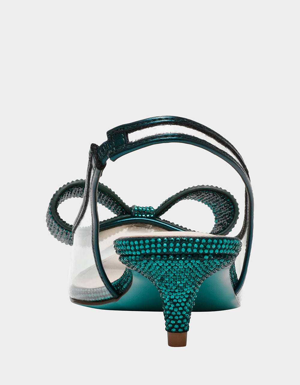 ALLI EMERALD Slingback Kitten Heel