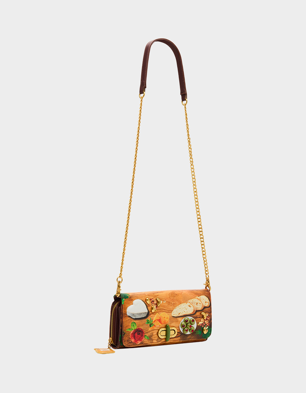 CHAR-CUTE-ERIE FOODIE BUNDLE Women's Charcuterie Wallet and Wallet on Chain Set
