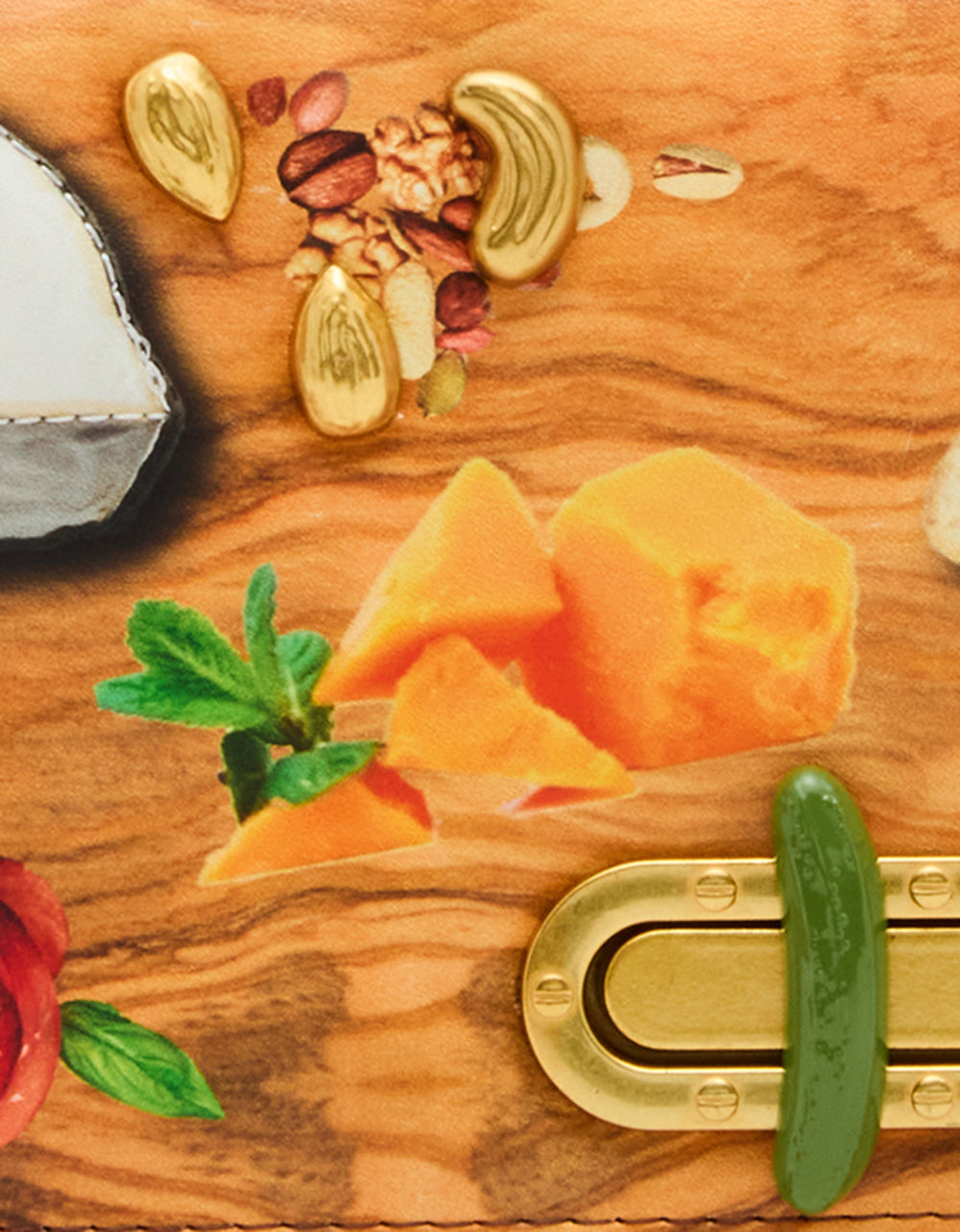 CHAR-CUTE-ERIE FOODIE BUNDLE Women's Charcuterie Wallet and Wallet on Chain Set