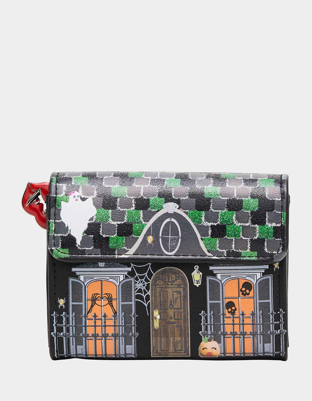 FOREVER HOME WALLET BLACK/MULTI Women's Halloween-Themed Wallet