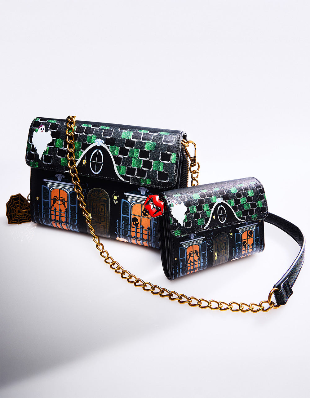 FOREVER HOME WALLET BLACK/MULTI Women's Halloween-Themed Wallet