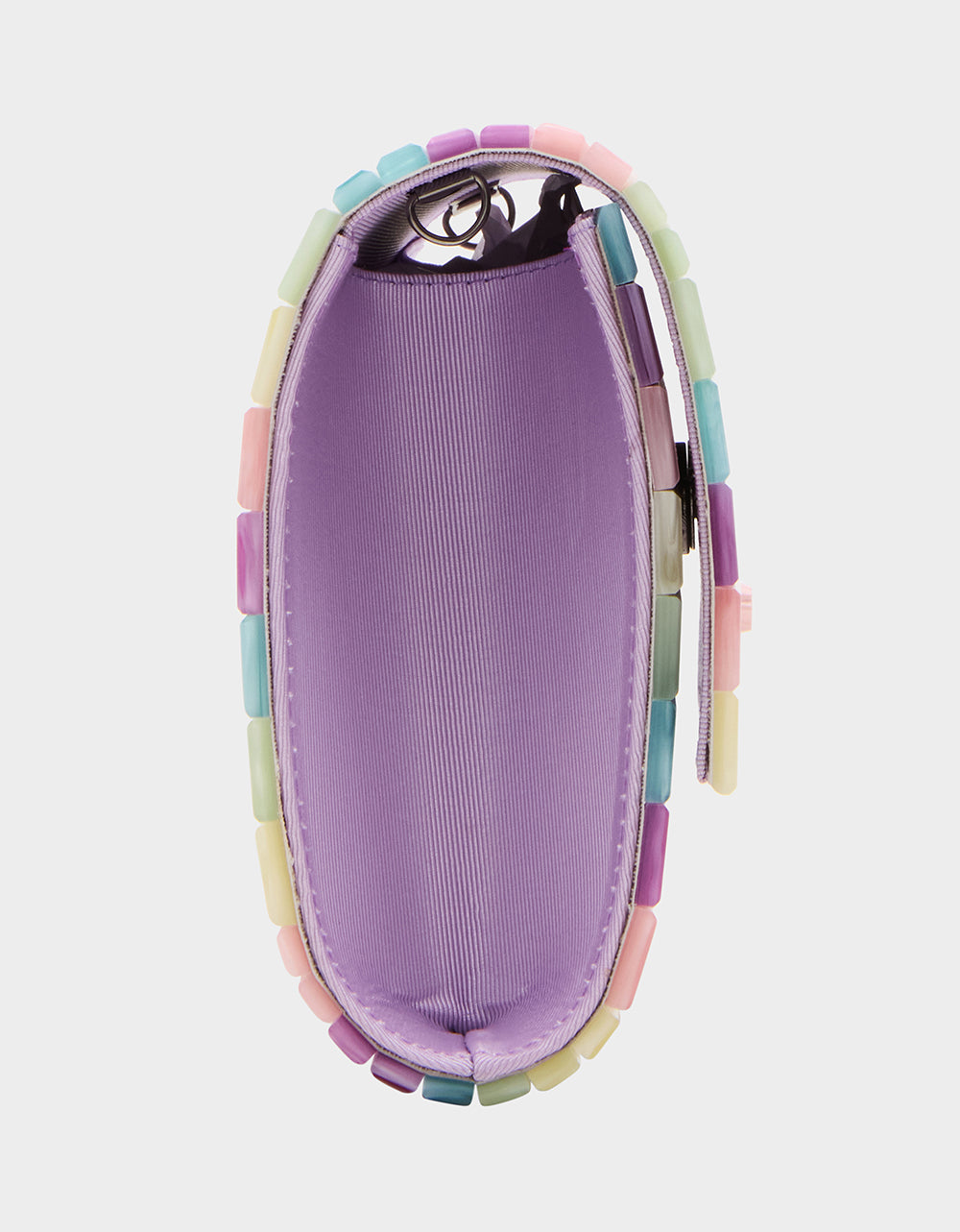 STRIP STRIP HOORAY CLUTCH PASTEL