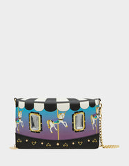 SPIN ME WALLET ON CHAIN MULTI Women's Carousel-Themed Horse Wallet