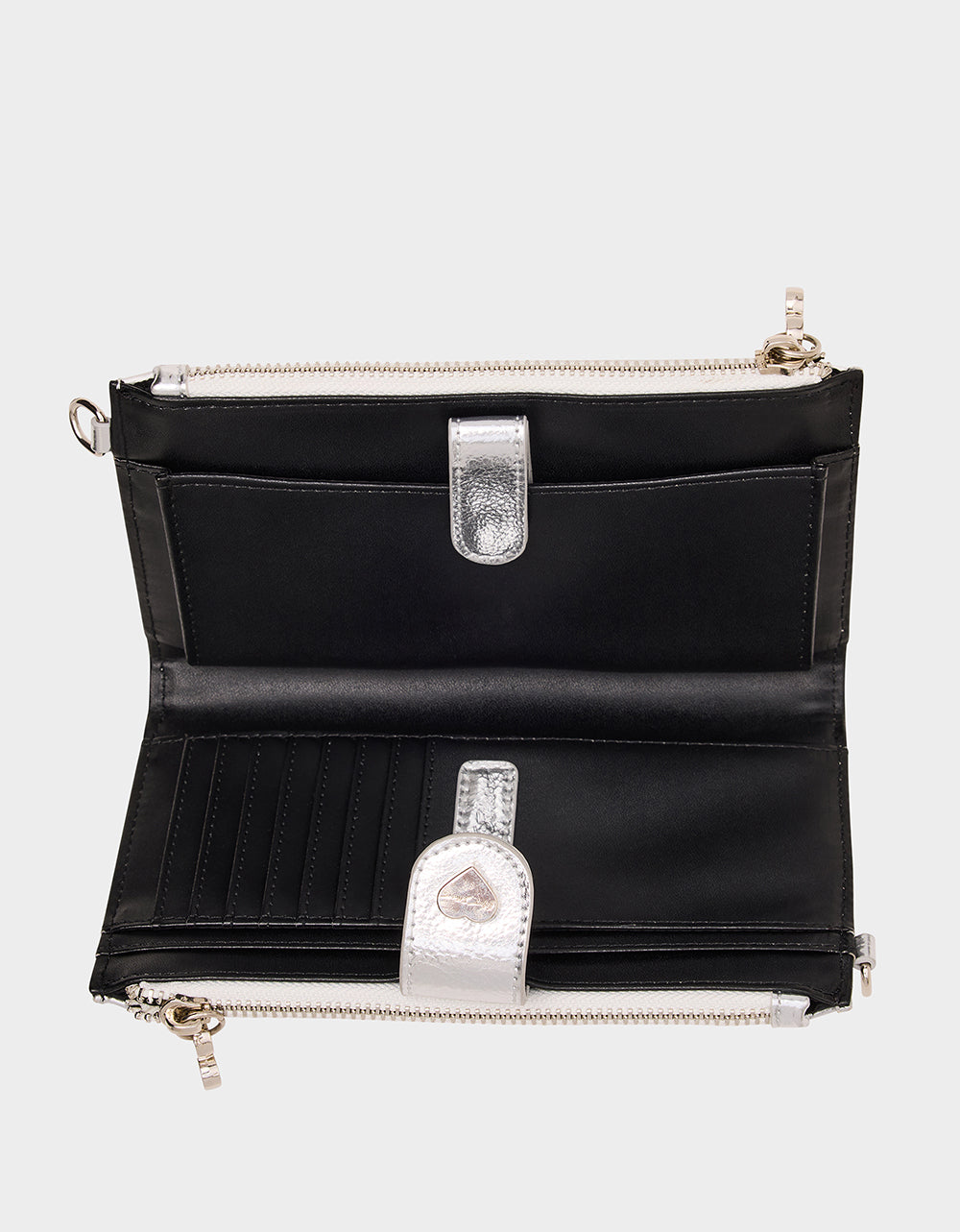 RHINESTONE HOLIDAY BUNDLE Women's Rhinestone Block Heel and Wallet on Chain Phone Holder Crossbody