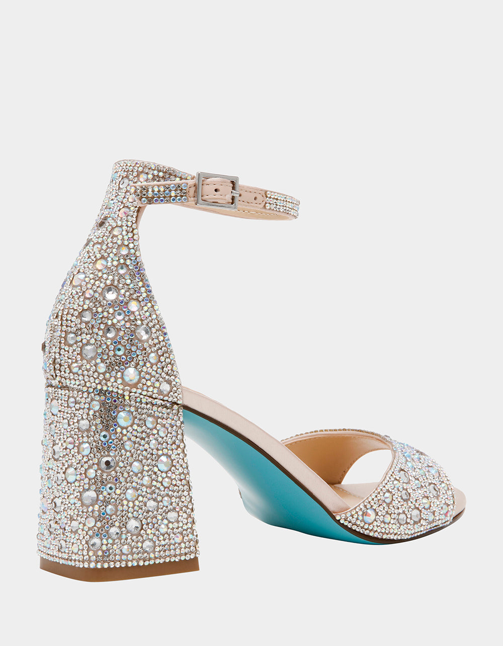 RHINESTONE HOLIDAY BUNDLE Women's Rhinestone Block Heel and Wallet on Chain Phone Holder Crossbody