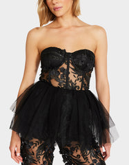 JENNA JUMPSUIT BLACK Lace