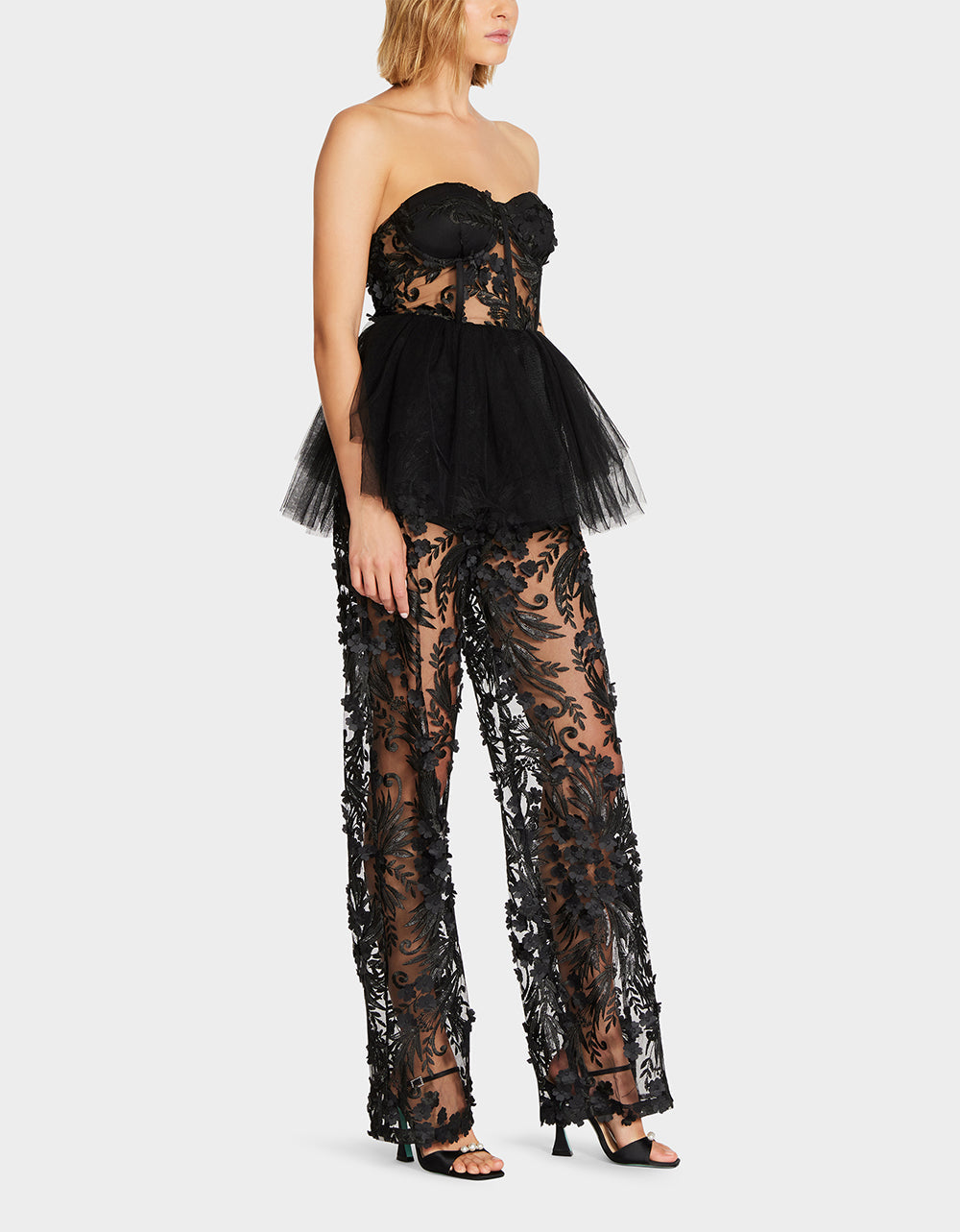 JENNA JUMPSUIT BLACK Lace