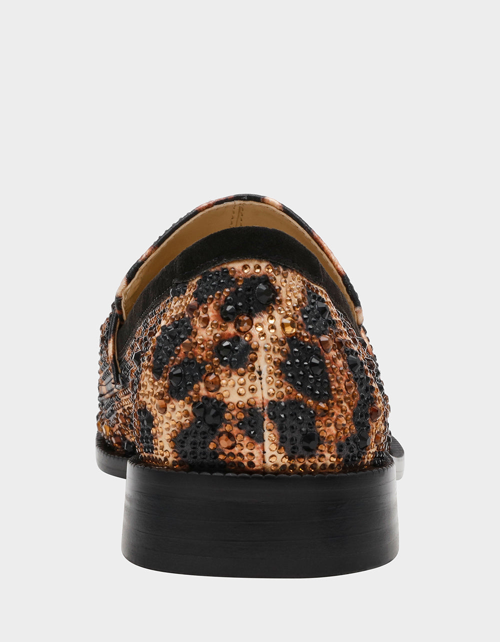 CANNE LEOPARD Slip-On Embellished Rhinestone Women's Loafer