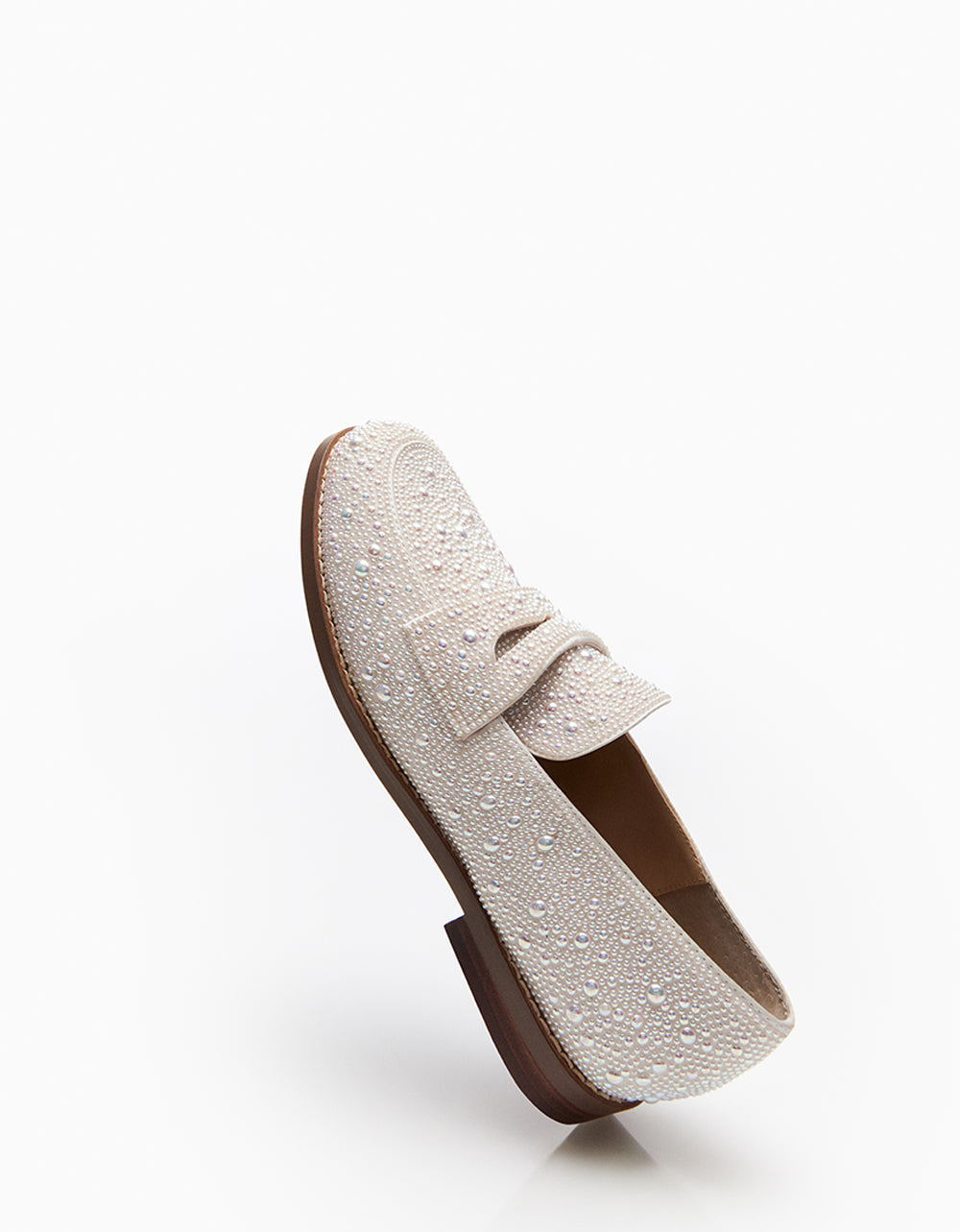 ARON IVORY Pearl Loafers