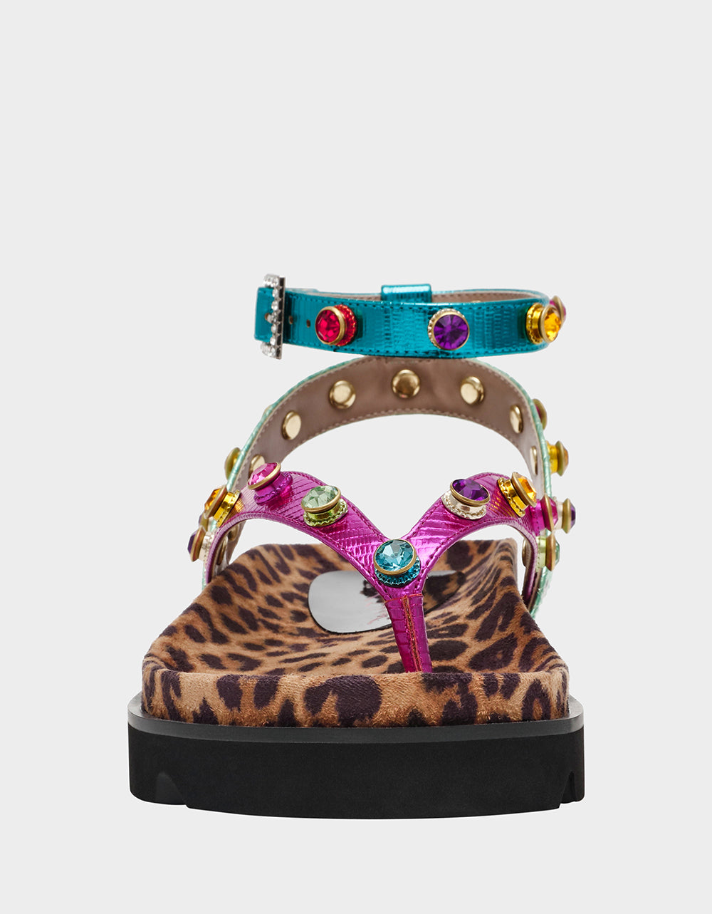 CONLEY METALLIC MULTI Strappy Flatform Sandal