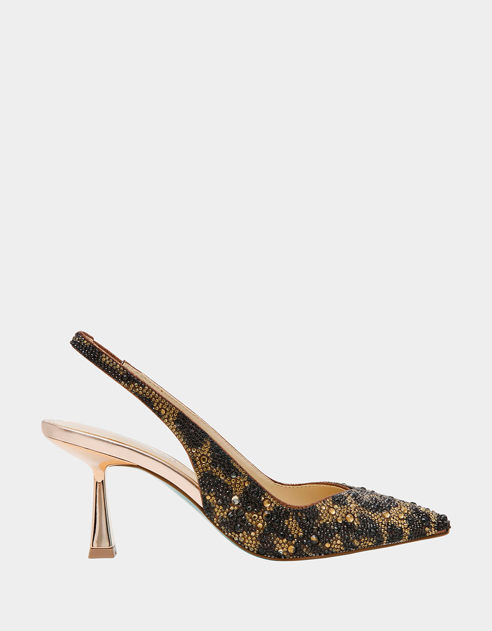 CLARK LEOPARD Slingback Women's Kitten Heel