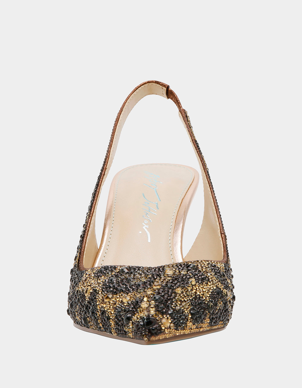 CLARK LEOPARD Slingback Women's Kitten Heel